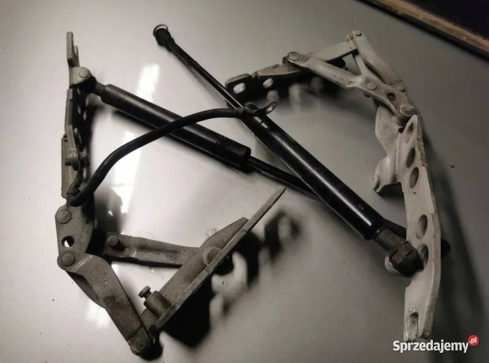 Zawiasy siłowniki teleskopy maski BMW e39