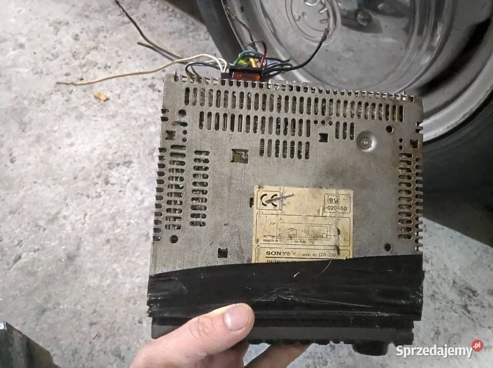 Radio SONY RDX2500R śląskie Dąbrowa Górnicza