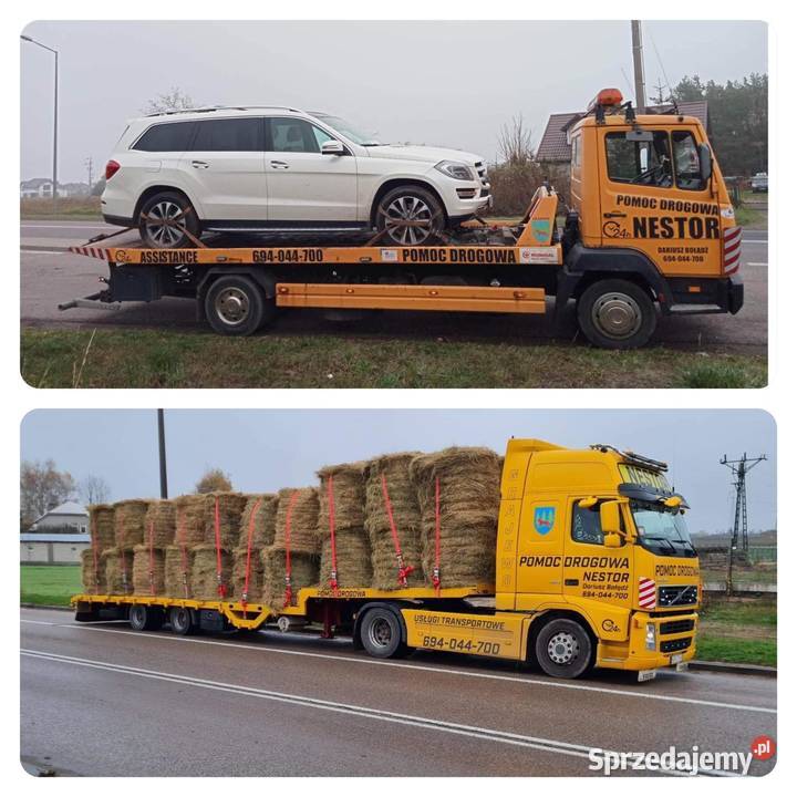 USŁUGI TRANSPORTOWE pomoc drogowa 24H Grajewo