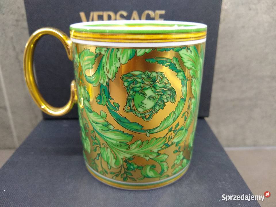 Kubek Rosenthal Versace Medusa Garland Green Kalisz