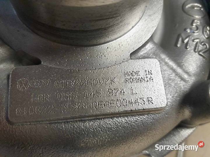 059145874L WV Aud 30 tdi Turbina turbosprężarka Dębno