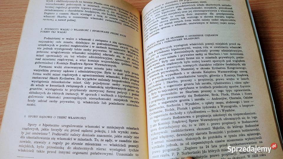 Własność nieruchoma w miastach rządowych w Książki naukowe i popularnonaukowe