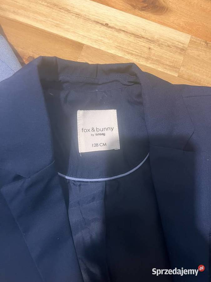 Marynarki chłopca r126 dwie sztuki plus koszulę Chojnice sprzedam