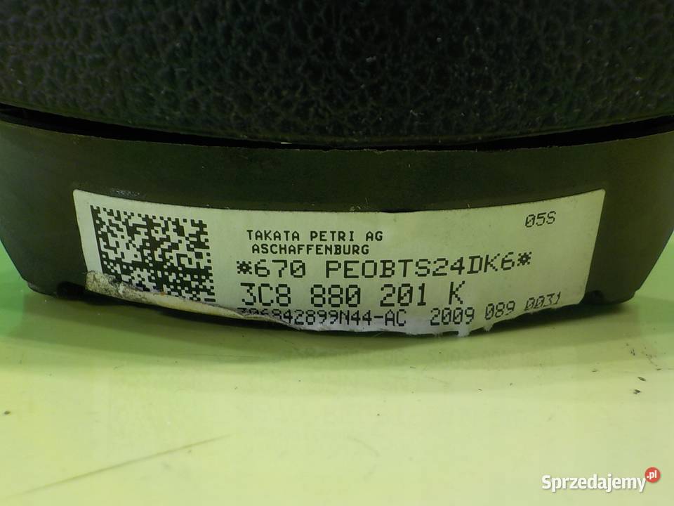 VW GOLF VI 0916 AIRBAG poduszka kierowcy mazowieckie Suków