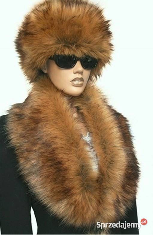 EKSKLUZYWNY KOŁNIERZ futrzany SZALIK piękne małopolskie Tarnów