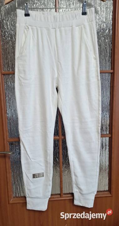 Spodnie dresowe MEGI rozmiar LXL kremowe w Lublin