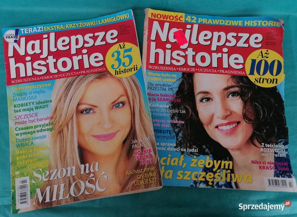 Czasopismo Najlepsze historie 022019 i 032023 miękka Łódź sprzedam