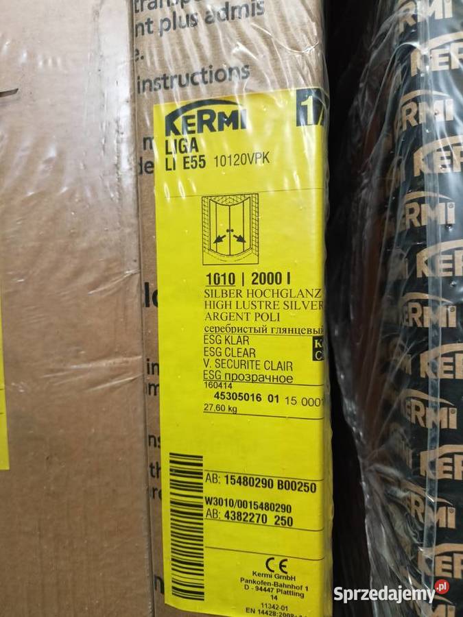 Kabina prysznicowa ćwierćkolista 100100 przezroczysty