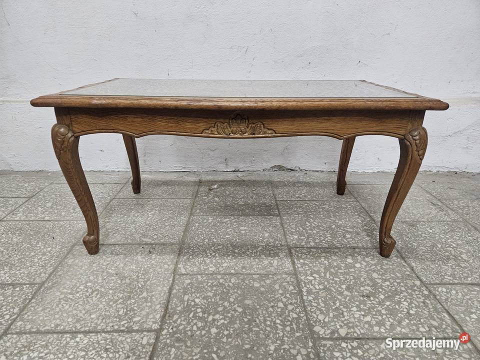 Ludwikowski stolik kawowy z rafią Stoliki kawowe i ławy Nowy Sącz sprzedam