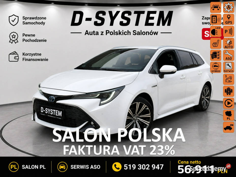 Toyota Corolla 22 Salon Polska 20 HYBRID 1wł Corolla Białystok