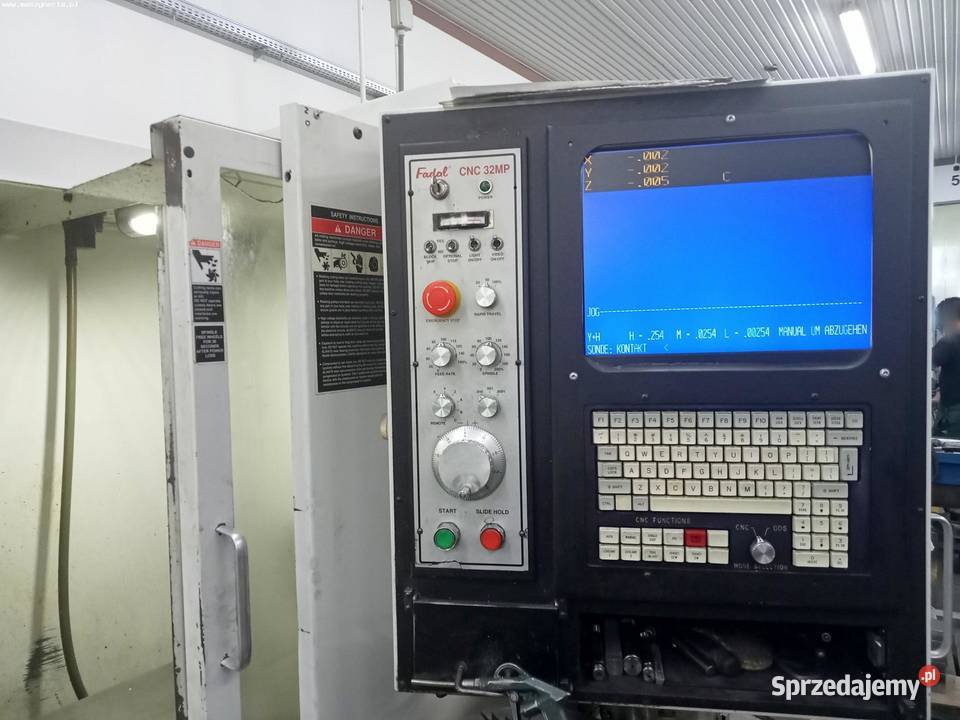 Centrum obróbcze pionowe CNC FADAL VMC 3016 Jelenia Góra