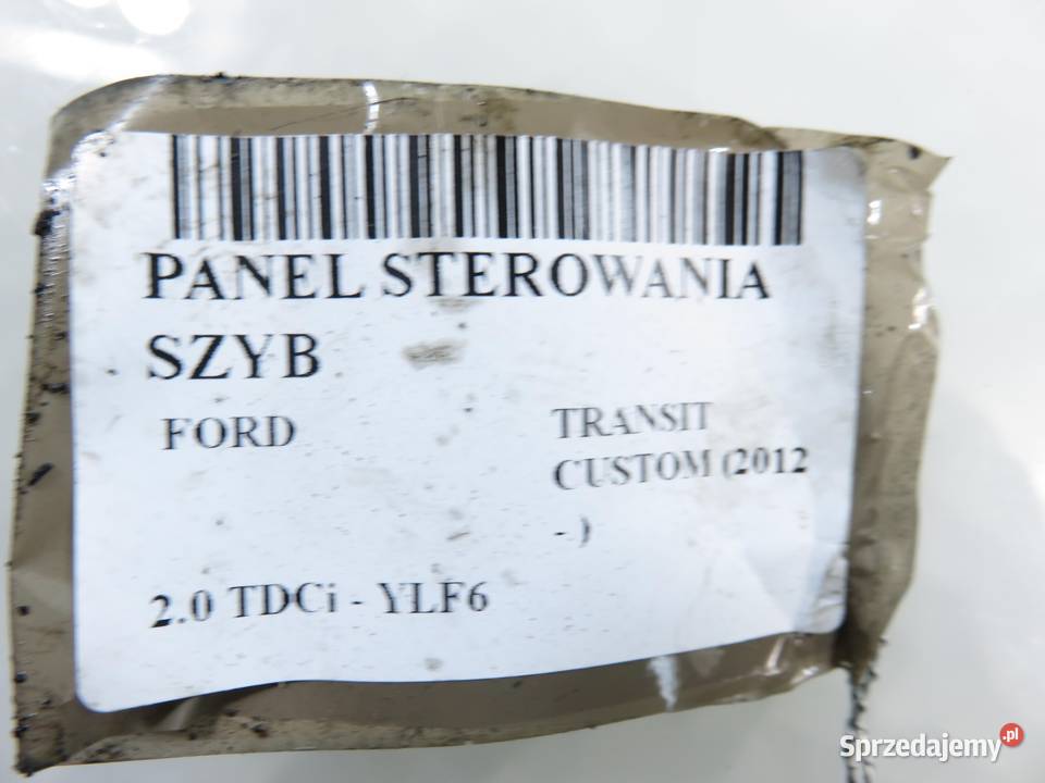 PANEL SZYB FORD TRANSIT CUSTOM 2012 osobowe