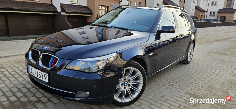 Bmw E61 lift 2009r 20 benz stan wzorowy bogata komputer pokładowy warmińsko-mazurskie