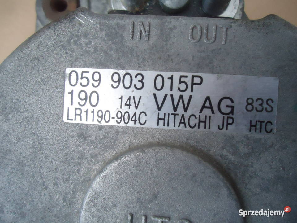 PHAETON 30TDI ALTERNATOR 059 903 015P pomorskie Nowy Dwór Gdański
