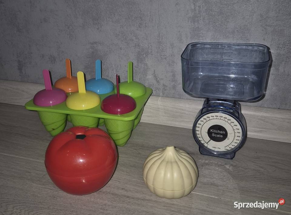 Akcesoria kuchenne zestaw waga pojemniki łódzkie Łódź