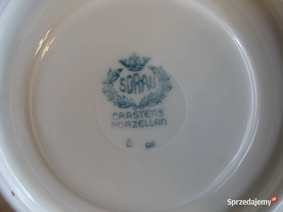 Komplet śniadaniowy Sorau Żary 1928 45 UNIKAT Poznań