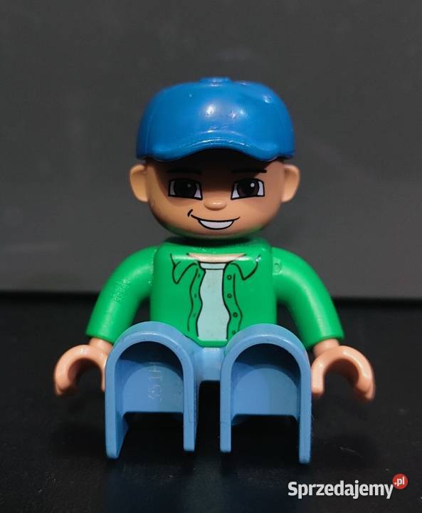 Lego Duplo Figurka Ludzik Niebieska Czapka i Warszawa sprzedam
