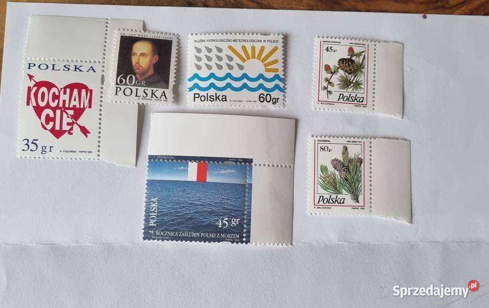 Znaczki pocztowe 19941995 czyste Zielona Góra