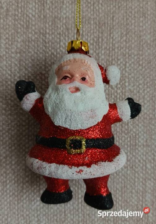 Dekoracyjna zawieszka św Mikołaj Boże Narodzenie