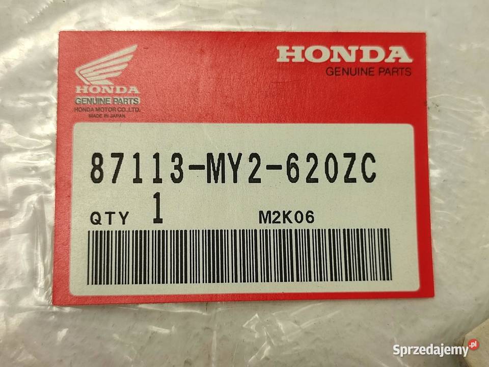 NAKLEJKA PRAWY BOCZEK HONDA NX650 DOMINATOR 1992 osobowe Motoryzacja lubelskie sprzedam