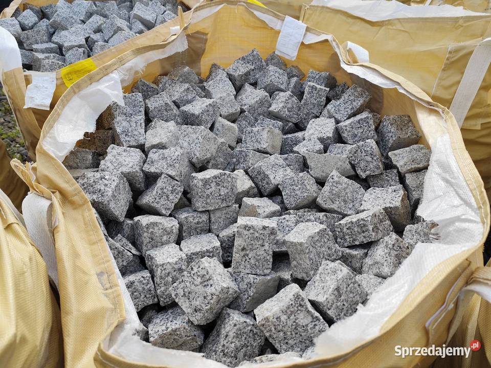 Kostka granitowa szara 79 obrzeża granitowe Żwir i kamienie mazowieckie Roszczep sprzedam