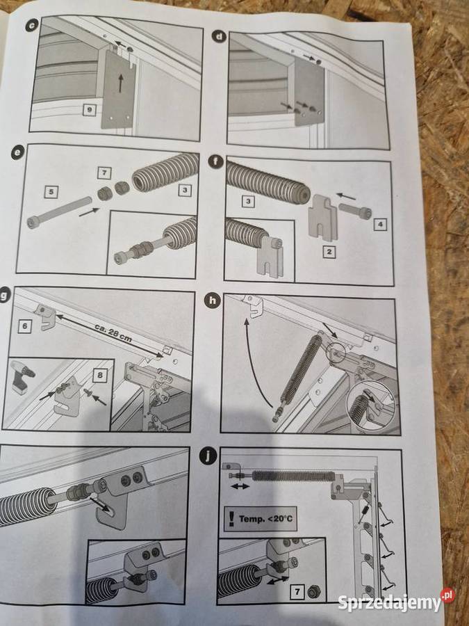 Roleta aluminiowa Einhell drzwi trójkątna Bs 4 L Głogowa sprzedam