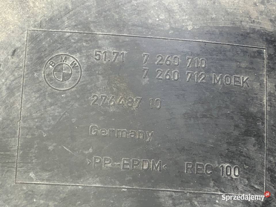 NADKOLE PRAWY PRZÓD BMW F20 7260710 Hatchback osobowe