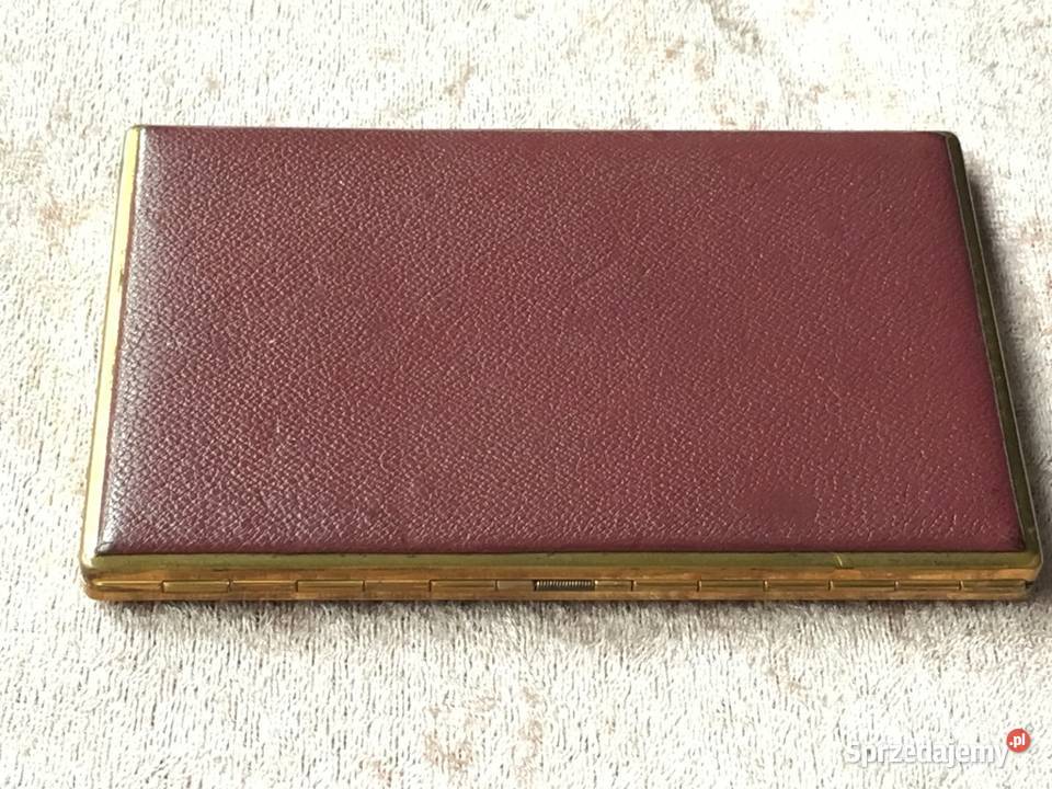 Papierośnica szwajcarska stara chromowana AGME małopolskie