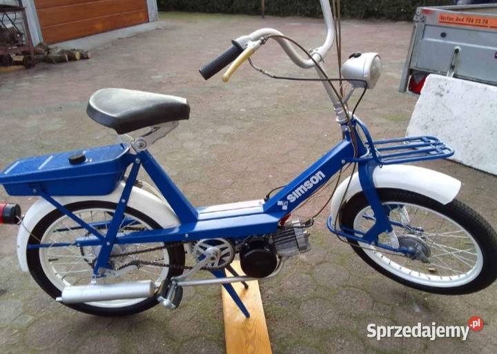 Simson mofa SL1 1972 ładny kompletny do Motocykle, skutery, quady Gniezno