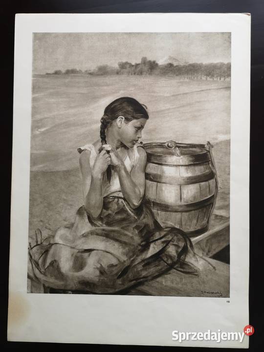 Jacek Malczewski obraz Dziewczynka studni łódzkie Pabianice