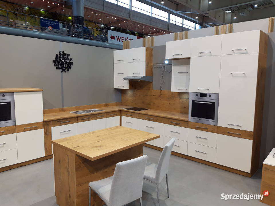 Meble kuchenne szafki VIGO MDF BIAŁY POŁYSK DĄB Komplety mebli Meble Gdańsk sprzedam