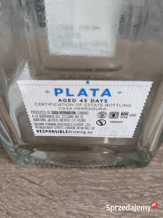 Tequila Herradura 07l PUSTAkolekcjonerska real Warszawa