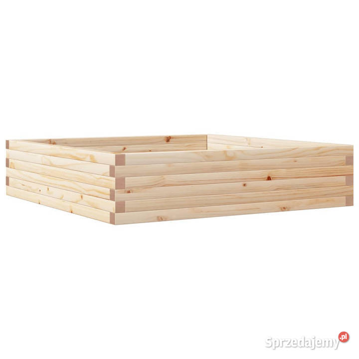 Donica ogrodowa 100x100x23 lite drewno sosnowe Warszawa