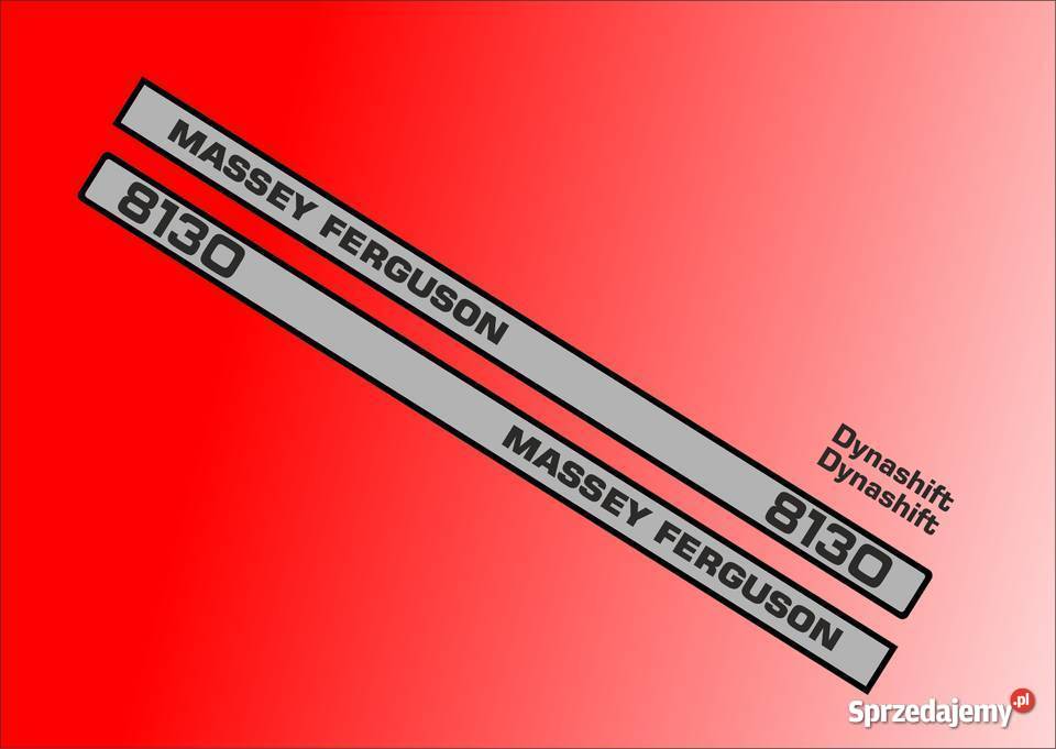 naklejki massey ferguson 8130 Rolnictwo Jeżewo