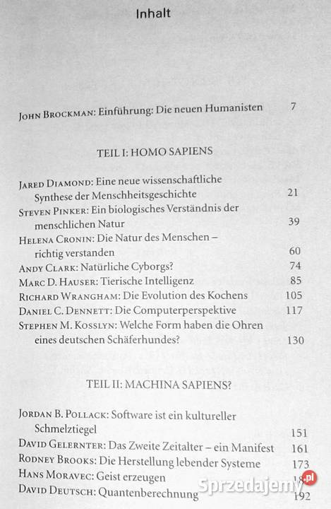 Die neuen Humanisten John Brockman Książki i Podręczniki Chełm