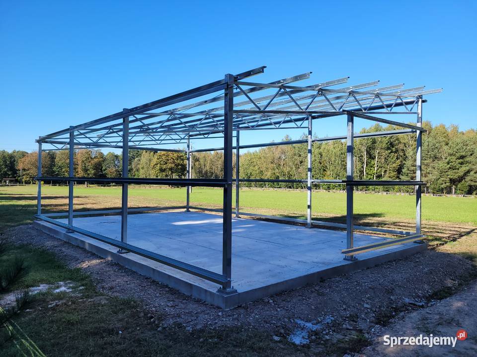6x24 Konstrukcja stalowa jednospadowa hala Skulsk
