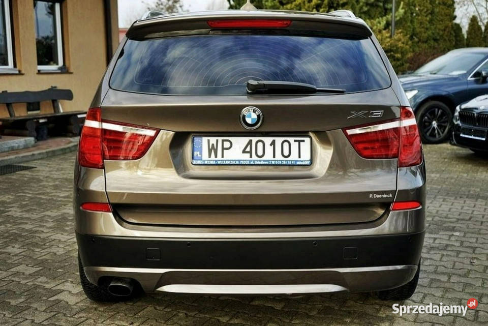 BMW X3 20xDrive NAVI Xenony skóra F25 2010 isofix Płock