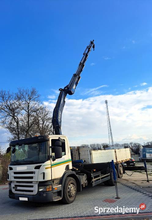 Scania P 310 Fassi F24024 Dźwigi samochodowe śląskie Bielsko-Biała
