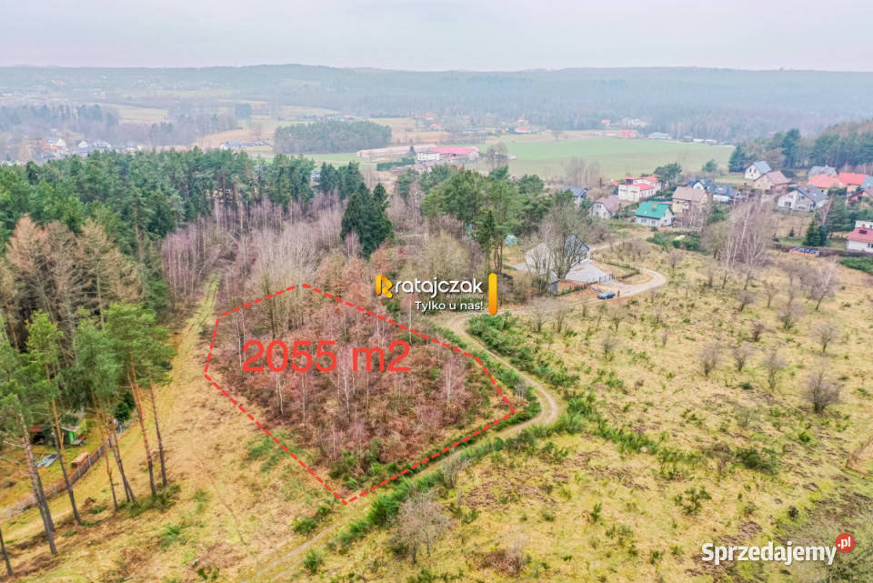 Grunt 2055m2 Zbychowo Żwirowa