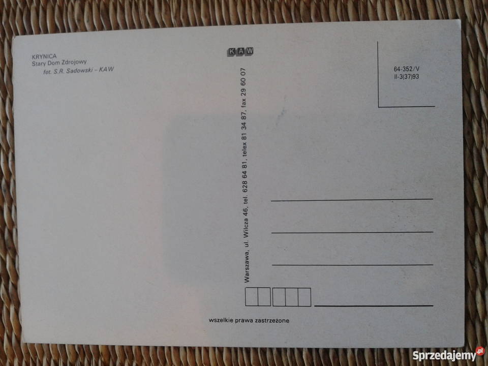 STARY DOM ZDROJOWY W KRYNICY FOT SADOWSKI Piszczac