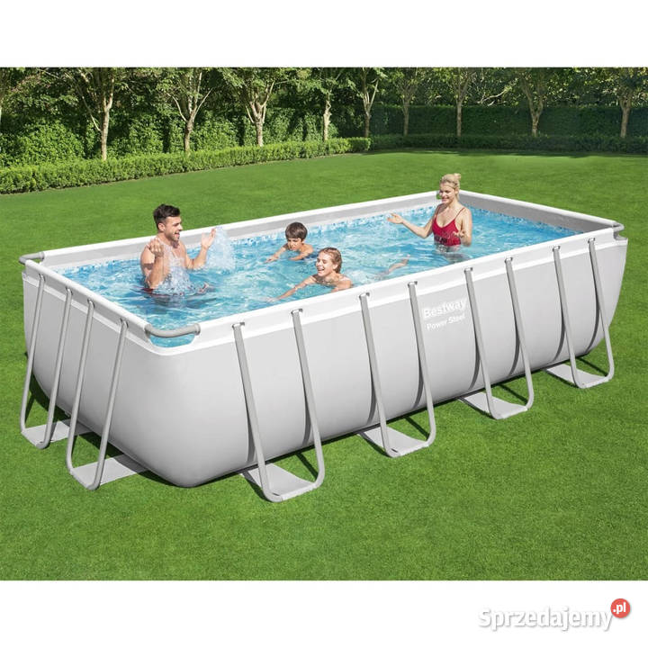 Bestway Basen Power Steel z zestawem prostokątny Warszawa