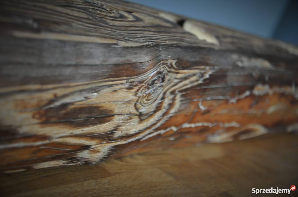 Lampa wisząca z belki drewnianej LOFT Wemadeit inny kolor Bytom