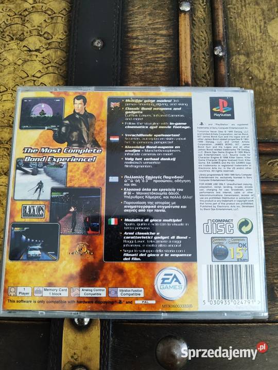 007 Tomorrow Never Dies gra na 1 PlayStation warmińsko-mazurskie Biskupiec sprzedam