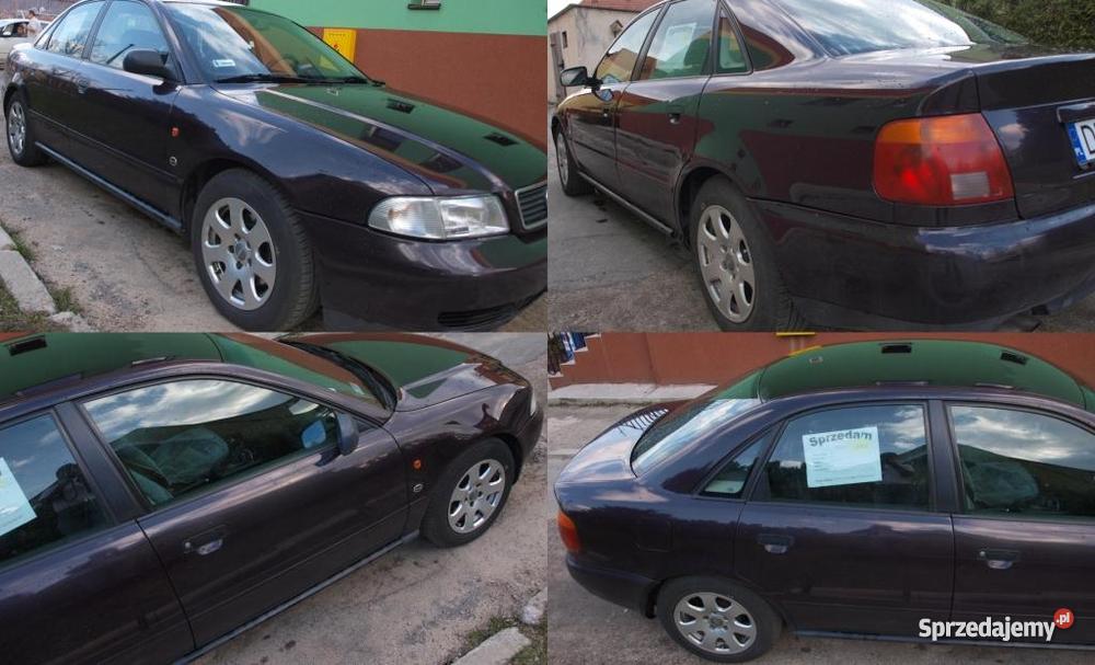Audi A4 B5 sedan kolor wiśniowy 1995 Kamienna Góra