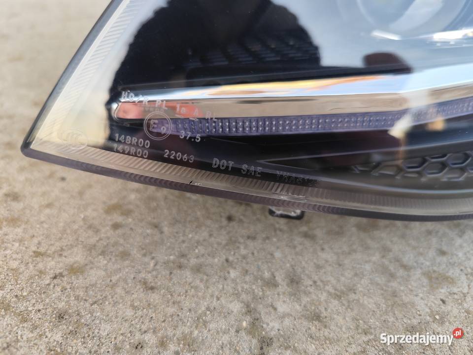 Reflektor lewy Lampa Golf VII LED przed lift małopolskie