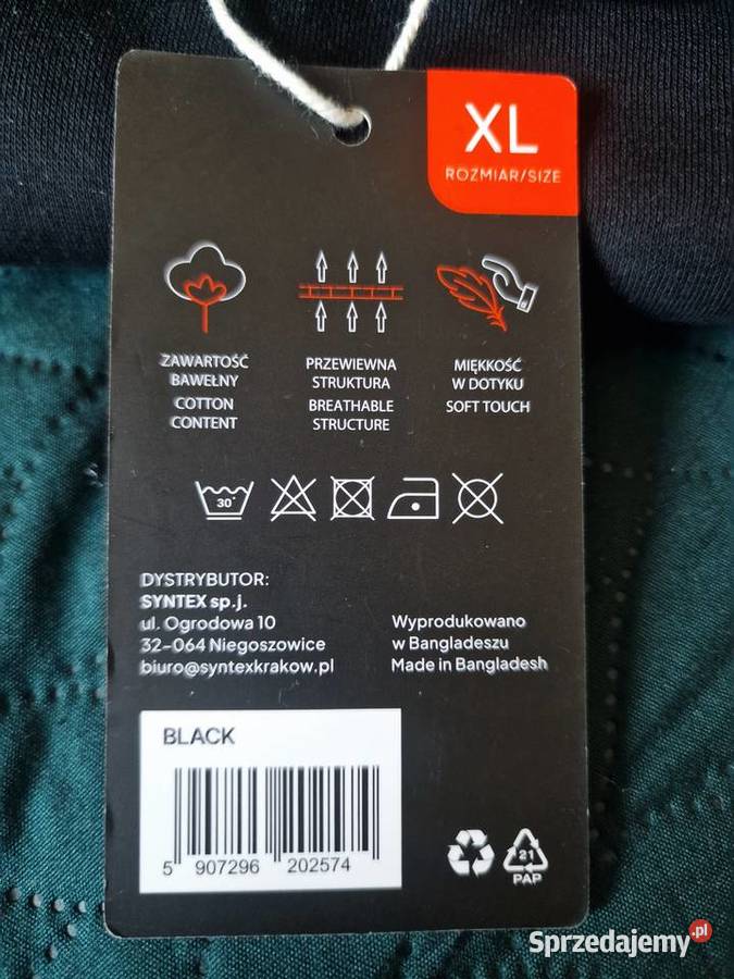 NOWA Bluza PRÓCHNIK rozmiar L czarna wygodna Rozmiar L Wrocław