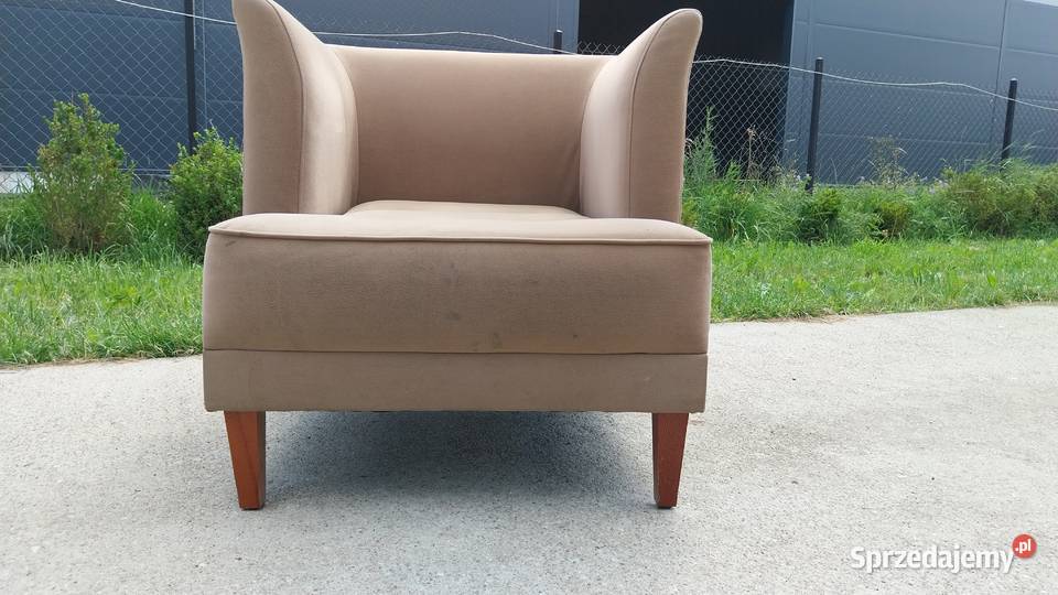 Fotel Wypoczynkowy w Kolorze Beżowym zestaw 4 Gastronomia mazowieckie Kazuń Polski