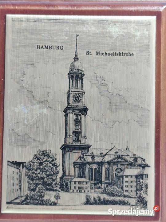 Stary Obrazek Plakietka Hamburg St Poddębice