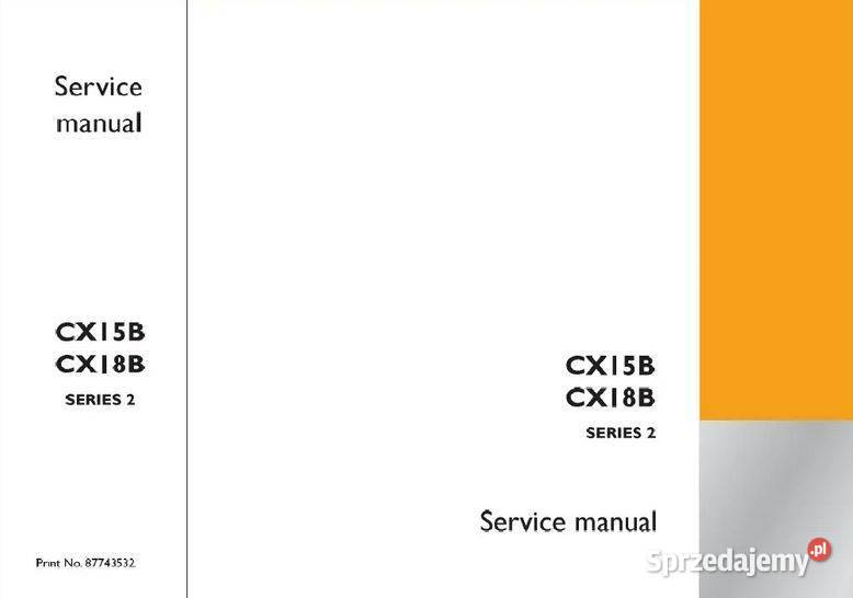 Case CX15B CX18B instrukcja naprawy motoryzacja, transport świętokrzyskie Kielce
