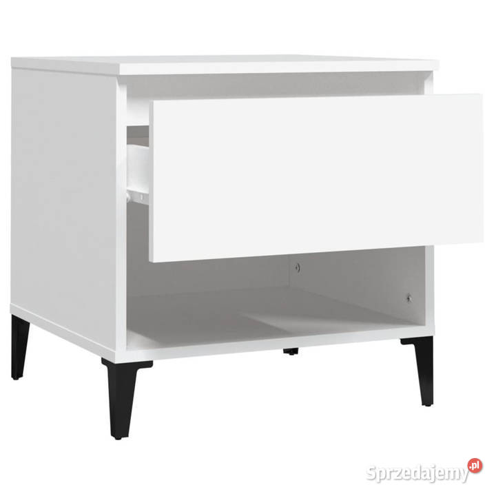 Stoliki boczne 2 białe 50x46x50 WM819549 mazowieckie sprzedam